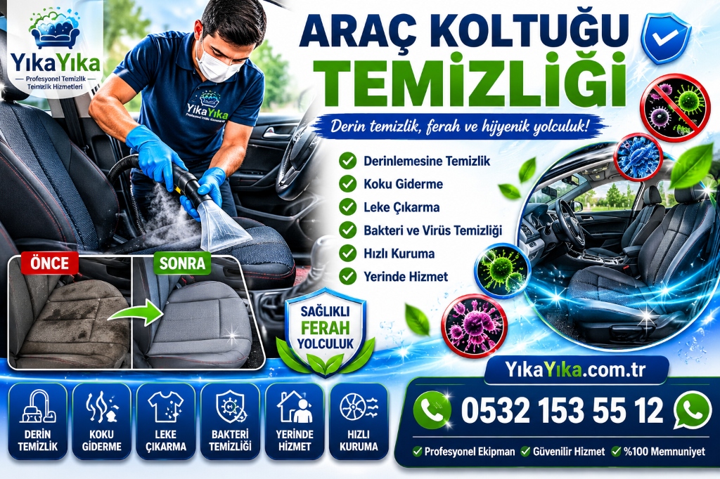 Detaylı Araç Koltuğu Yıkama Aşamaları
